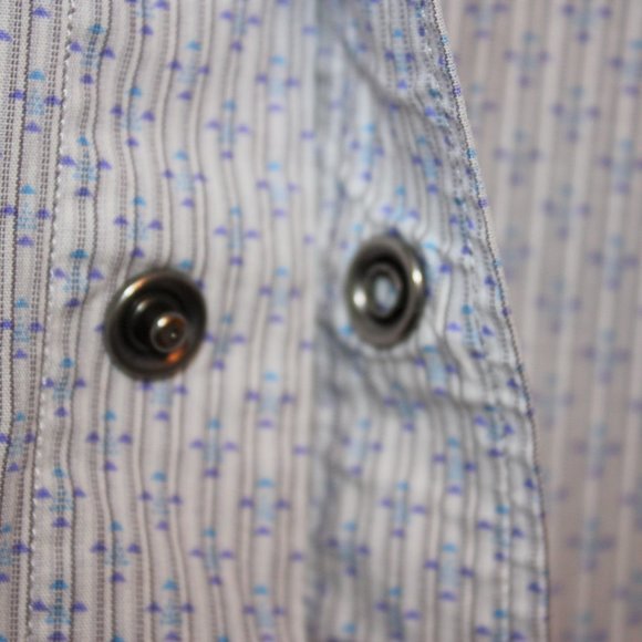 Banana Republic Western Pearl Snap Shirt XL Shirt - Picture 6 of 7